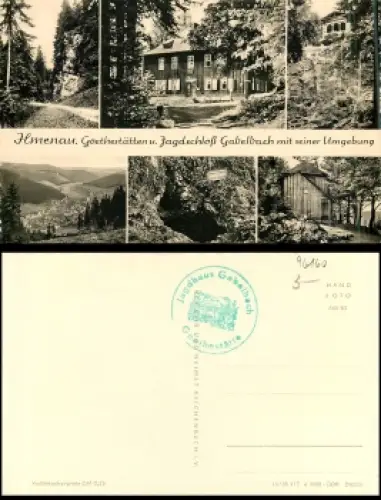 98693 Ilmenau Gasthof Jagdschloss  *ca.1963