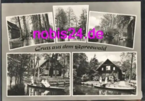 Spreewald Trachten Häuser *ca.1967