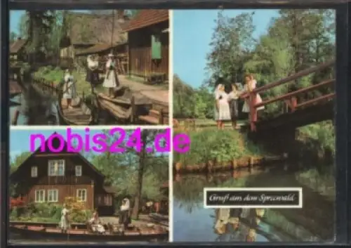 Spreewald Häuser Trachten o 16.9.1960