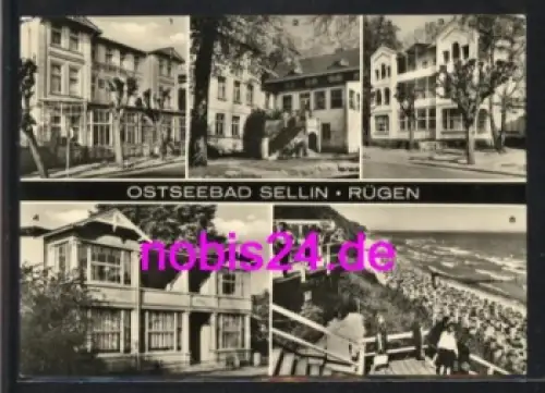 18586 Sellin Rügen Erholungsheime Mehrbildkarte o 13.7.1983
