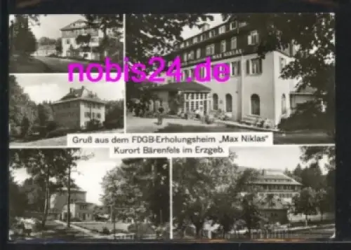 01773 Bärenfels Altenberg Erholungsheime o 20.4.1978