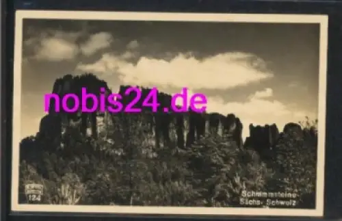 01814 Schrammsteine  Sächsische Schweiz *ca.1930