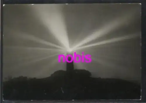 18565 Hiddensee Leuchtturm bei Nacht o 15.5.1986