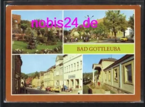 01816 Bad Gottleuba Mehrbildkarte Ernst Thälmann Strasse o 1984