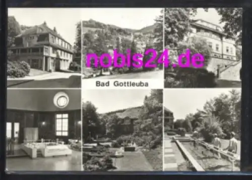 01816 Bad Gottleuba Mehrbildkarte Sanatorium * um 1985