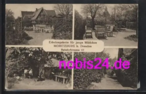 01468 Moritzburg Mädchen Erholungsheim *ca. 1925