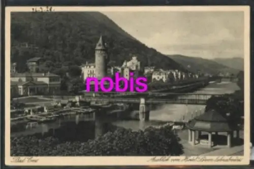 56130 Bad Ems Brücke Turm *ca.1920