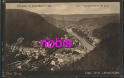 56130 Bad Ems Lahnabwärts o 17.5.1921