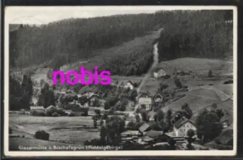 95493 Bischofsgrün Gasthof Glasermühle o ca.1925