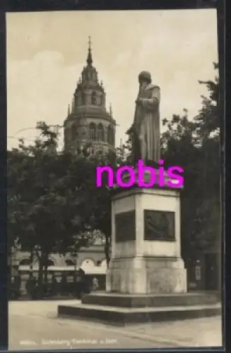 Mainz Gutenberg Denkmal *ca.1930