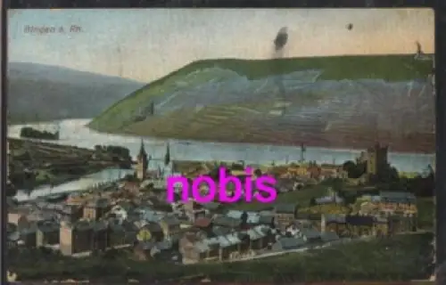 55411 Bingen am Rhein Luftbild o 6.11.1909