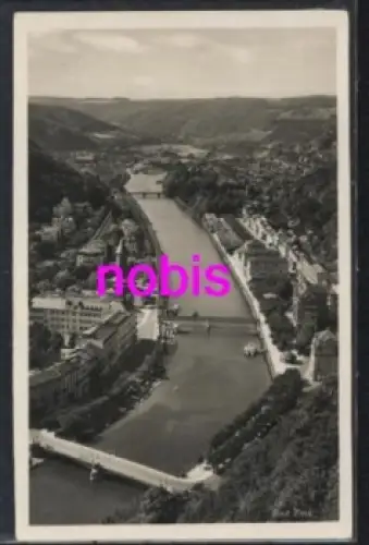 56130 Bad Ems Luftbildaufnahme *ca.1960