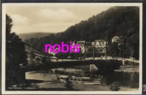 56377 Bad Nassau Kettenbrücke Lahn o 4.8.1934