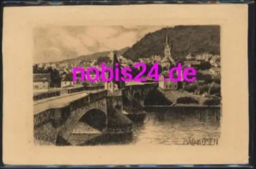 06628 Bad Kösen Brücke Kirche *ca.1920