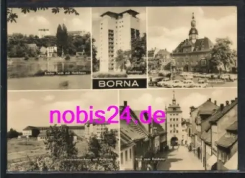 04552 Borna Reichstor Krankenhaus o 14.6.1970