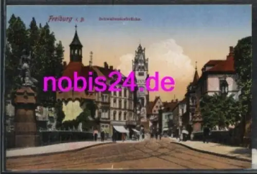 Freiburg Schwabentorbrücke *ca.1910