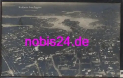 Stockholm  fran flygplan Sweden *ca.1930