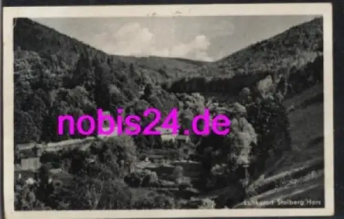 06547 Stolberg Harz Im Zechental o 22.8.1956