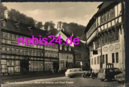 06547 Stolberg Hotel Kanzler Autos *ca.1963