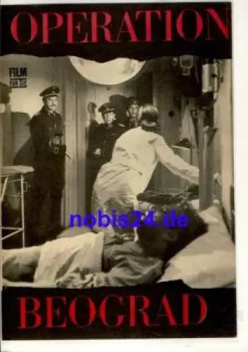 Operation Beograd - Jugoslawischer Film 15/70 Film für Sie Programm