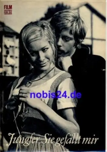 Jungfer, Sie gefällt mir DEFA-Film mit Wolfgang Kieling, Monika Gabriel, Herbert Köfer, Rolf Hoppe 34/69 Film für Sie Programm