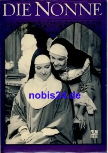 Die Nonne (Suzanne Simonin) -Französicher Film  mit Anna Karina, Liselotte Pulver Progress Programm 75/69 