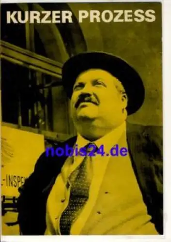 Kurzer Prozess mit Helmut Qualtinger Alexander Kerst Otto Tausig 119/69 Film für Sie Programm