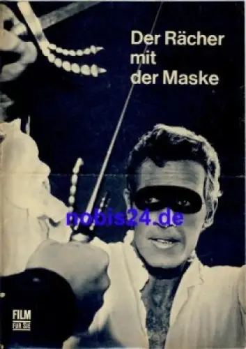 Der Rächer mit der Maske mit Guy Madison Lisa Gastoni 113/69 Progress Programm