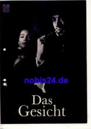 Das Gesicht (Ansiktet) - Schwedischer Film 2/69 Film für Sie Programm