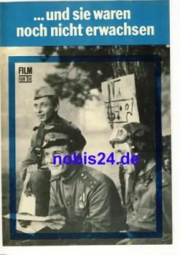 und sie waren noch nicht erwachsen 111/68 Film für Sie Programm