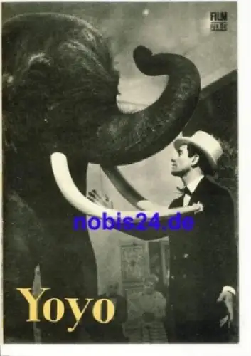 Yoyo mit Pierre Etaix, Philippe Dionnet, Claudine Auger 119/67 Film für Sie Programm