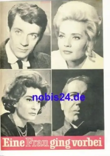 Eine Frau ging vorbei mit Corinne Marchand, Antoni Casas, Jean Pierre Cassel 37/67 Film für Sie Programm