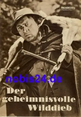 Der geheimnisvolle Wilddieb mit Herbert Leidinger,Herbert Nawratil-Edgar 61/57 Progress Filmillustrierte