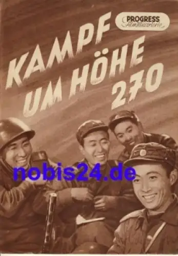 Kampf um Höhe 270 Nordkoreanischer Film 4/54 Progress Filmillustrierte