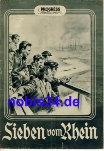 Sieben vom Rhein - DEFA-Film 58/54 Progress Filmillustrierte