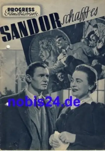 Sandor schafft es Progress Filmillustrierte 1951