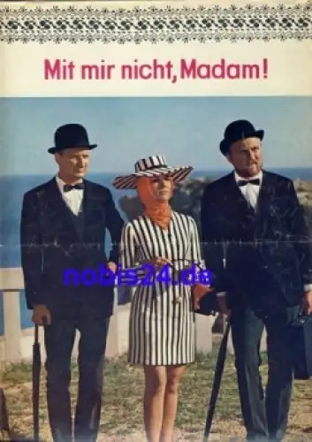 Mit mir nicht Madam - DEFA-Film mit Rolf Herricht 39/69Progress Programm  Film für Sie