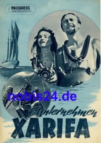 Unternehmen XARIFA von Hans Hass 71/55 Progress Filmillustrierte