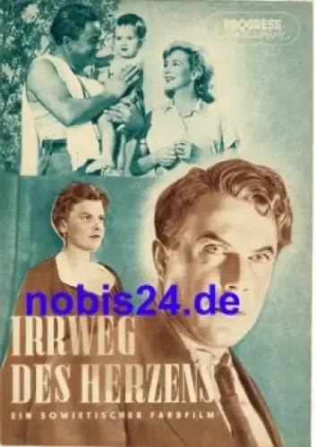 Irrweg des Herzens - Sowjetischer Film 88/55 Progress Filmillustrierte