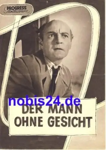 Der Mann ohne Gesicht - Polnischer Film 110/56 Progress Filmillustrierte