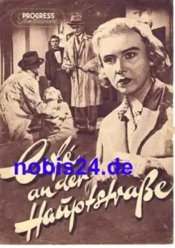 Cafe an der Hauptstrasse - Tschechoslowakischer Film 50/54 Progress Filmillustrierte