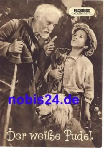 Der weiße Pudel sowjetischer Film 37/57 Progress Filmillustrierte