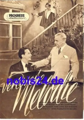 Verlorene Melodie - österreichischer Musikfilm 1952 Progress Filmillustrierte