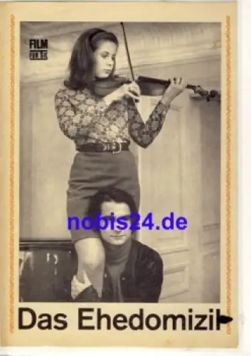 Das Ehedomizil (Domicile conjugal) - Französisch Italienischer Film mit Jean-Pierre Leaud Claude Jade 7/72 Film für Sie Programm