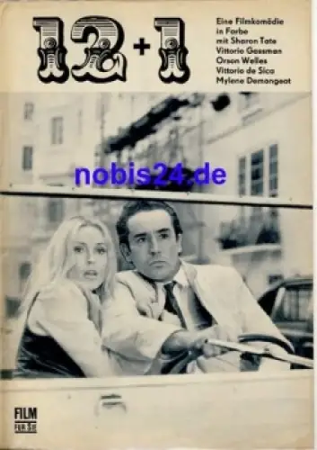 12 + 1 mit Sharon Tate Frankreich Italien Vittorio Gassman, Orson Welles 