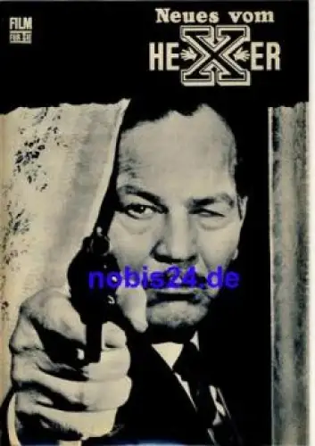 Neues vom Hexer von Egdar Wallace mit Heinz Drache, Barbara Rütting 40/70 Film für Sie Programm