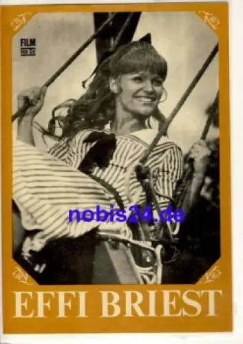 Effi Briest - DEFA-Film mit Angelika Domröse Horst Schulz 47/70 Film für Sie Programm