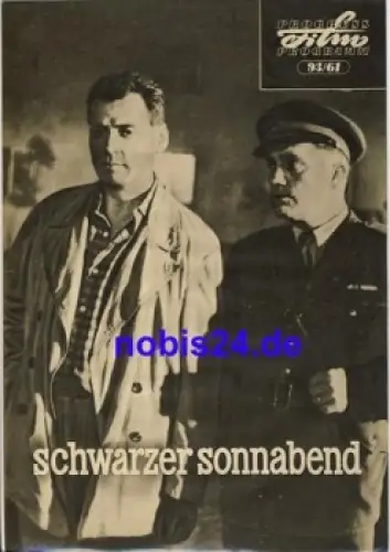 Schwarzer Sonnabend 93/61 Progress Programm