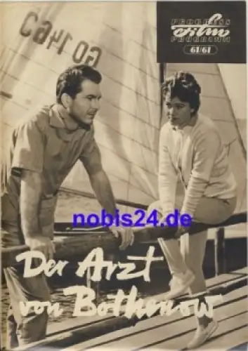 Der Arzt von Bothenow DEFA-Film mit Otto Mellies, Christine Laszar 61/61 Progress Programm