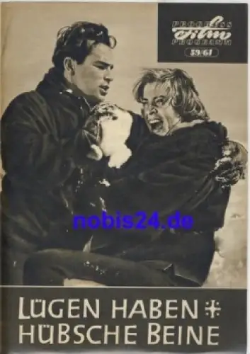 Lügen haben hübsche Beine  mit Oskar Sima Paul Hörbiger 59/61 Progress Programm
